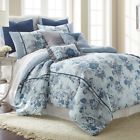 38ebjqcf-ffm-qn Bea Queen Comforter Set Pc Shams Decorative Pillows Coverlet Blue