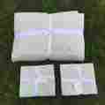 393558 Belgian Flax Linen Diamond Quilt Pottery Barn New King Mint 2 Euro Shams
