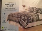 400382354744 Home Classics Sarah Gray Fair Isle Reversible King