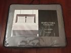 400732389389 Vera Wang Simply Moonstone Full Queen Coverlet Steel