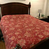 400947703895 Croft And Barrow Sarah Quilt Red Jacobean Queen