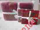 4010658 Aspen Quilt Pillow Shams Pottery Barn Full Queen 2 Standard New Red Paisley Medallion