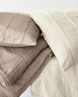 42178 Garnet Hill Nip Eileen Fisher Cotton Viscose Quilt Queen Size