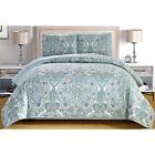 4321972462 Fine Printed Oversize Quilt Set Reversible Bedspread Full 730699534363