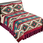 43815 Collections Aztec Fleece Southwest Design Theme Lightweight Bedding Coverlet