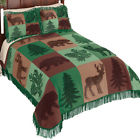 45257 Collections Lodge Patch Chenille Bedspread By Etc
