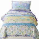 4661 Circo Girls Buds Blossoms Stitched Full Queen Quilt 617529436236