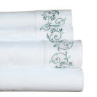 47139 Collections Embroidered Scroll Sheet Set By Etc