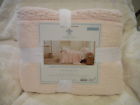 518934 490601 Simply Shabby Chic Pink Linen Cotton Blend Quilt