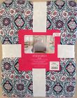 490601009715 Xhilaration Nip Twin Xl Reversible Printed Quilt Coral Mint Navy