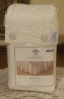 490601514288 Shabby Chic Simply White Bedskirt Drop Lace Pattern