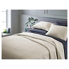 490601514981 Fieldcrest New Tonal Pick Stitch Satin Quilt Sz