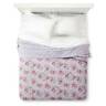 490601519078 Shabby Chic Simply Purple Berry Linen Quilt Twin