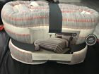 490601523778 Threshold Quilt Gray Red Textured Stripe New