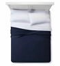 490601532008 Fieldcrest Diamond Matelasse Coverlet Navy King Cotton