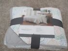 490601532268 Threshold Bnwt Cotton Reversible King Quilt Washable Polyfill