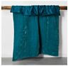 490601534415 Opalhouse Teal Blue Velvet Tufted Stitch Quilt Xl