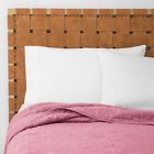 490622306749 Opalhouse Cherry Blush Enzyme Washed Medallion Stitched Quilt