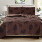 4efe0715bd5644a3b6ea07c3824d28c5 Millwood Pines Vedder Printed Reversible Quilt Set