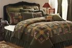 5-pc Skirt Cabin Window Tea Set Prices Bed Patchwork Cal.king Valance Quilt
