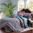 5014895 Stripe Jacquard King Quilt 648865014895