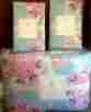 509182 Brooklyn Floral Quilted Bedding Pottery Barn Kids Full Quilt 2 Shams Blue Pink