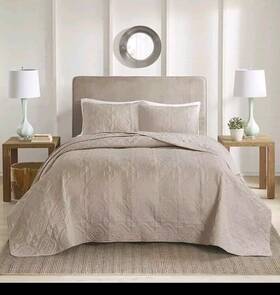 5ds13-0168 510 Design Glen 3pc Reversible Bedspread Setby Full/queen