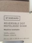 52377065 Project New Gray Yellow Dot Woven Matelasse Standard Sham