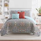 52884036 Vcny New Aqua Yara Quilt Set 735732276958