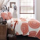 53134544 Lush Decor Tangerine Shaila Medallion Quilt Set 848742066300