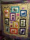 57lx50w Charity 2 Donated 100 Sided Quilt Cats - Kitty