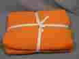 6027544 Pottery Barn Marmalade Belgian Flax Linen Diamond King Quilt