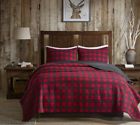 606034948167 Unbranded Red Black Quilt