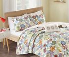 606034948884 Unbranded Paisley Medallion Coverlet Set Full Queen Size