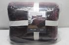 608356772178 Martha Stewart King Tufted Velvet Quilt In Red