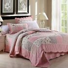 611434381209 Mufly Luxury Patchwork Quilt Set With Shams Soft