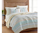 636189842225 Martha Stewart Stripe Cotton Quilt