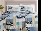 636202011874 Martha Stewart Contrast Patchwork Quilt