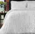 64984 Unbranded White Chenille Bedspread Set Queen Size 3 Pc 100 Cotton Pillow Shams New 733281564984