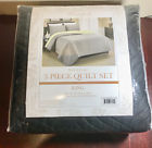 651896575310 Blissful Living Soft Cozy King Quilt Set Austin