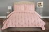 655385025485 Elite Paris Microfiber Quilt Set King Pink