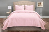 655385102711 Elite Francis Microfiber Quilt Set Blush