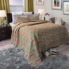 66-10006-fq Lavish Home Quilted Blanket Comforter Bed Spread Melanie 886511248526