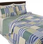66-10044-t Lavish Home Lynsey Quilt Set In Blue And 886511777019