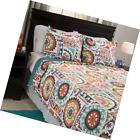 66-10055-fq Lavish Home Gayle Piece Quilt Set 886511803817