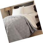 66-40-k-c Lavish Home Solid Color Bed Quilt King Chocolate 886511418882