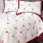 95229220063 66111 Windsor Home Christmas Thelma Embroidered Quilt Coverlet Set