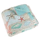 66a-05938 Bedford Home Piece Quilt Set Nautical Star Fish