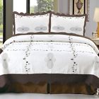 66w-20321 Somerset Home Embroidered Quilt Bedding Set Athenasomerset 886511320338