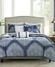 675716660680 Madison Park Rachel Reversible Geometric Coverlet Set King